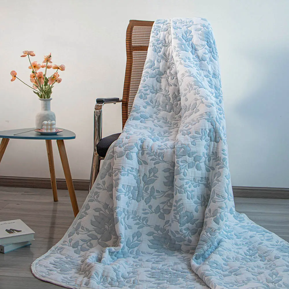 Selimut ranjang seluler murah terbaik selimut seluler besar ukuran king queen indigo mewah dicuci mewah tebal untuk musim panas