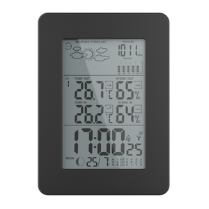 Giá tốt nhất OEM lớn <span class=keywords><strong>LCD</strong></span> hiển thị hộ gia đình Trạm thời tiết kỹ thuật số nhiệt kế ngoài trời công nghiệp điều khiển nhiệt độ pin - Product Image 3