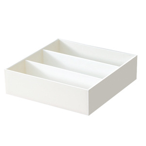 Multifunctional Drawer Organizer <b>Box</b> With Dividers Extendable Compartments For Cosmetics <b>Makeup</b> Storage White Small Size - Product Image 5