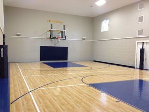 Enlio Support de panier de basket fixe à <span class=keywords><strong>suspension</strong></span> Support de basket-ball mobile pour l'intérieur et l'extérieur pour les écoles et les adultes - Product Image 3