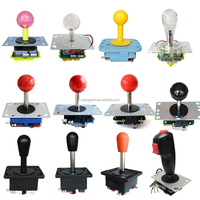 Manette de jeu d'arcade pour simulateur adulte, en plastique, pour borne d'arcade à pièces, bricolage