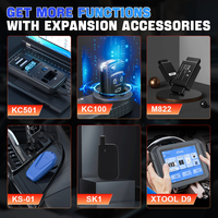 XTOOL D9S Pro, equipo de herramienta de cerrajería automática profesional, inmovilizador de programación de llaves automotrices, máquina de diagnóstico de coche para coches