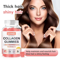 Compléments de collagène VitaHall sous forme de gommes pour la beauté, pour maintenir la santé de la peau, des cheveux et des ongles