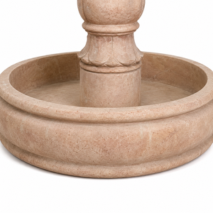 Fuente de Jardín Clásica Beige para Exteriores con Figuras Clásicas y Fuente de Agua para Plaza - Product Image 4