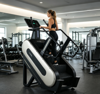 Appareil de fitness électrique commercial avec écran LED, équipement de luxe multifonctionnel, machine d'escalade d'intérieur réglable