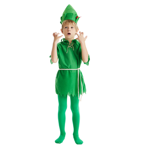 Costume vert <span class=keywords><strong>Peter</strong></span> <span class=keywords><strong>Pan</strong></span> pour enfants, garçons et filles, pour les spectacles, les cosplay, le carnaval, les fêtes d'Halloween - Product Image 2
