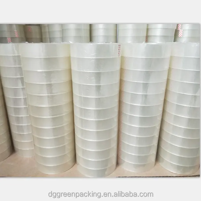 Factory Supply Low Price 12/18/24/30/45/48/60/72mm Width Transparent Bopp Self Adhesive Packing Sealing Tape