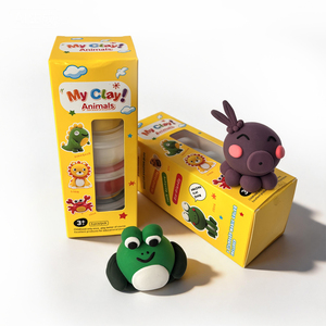 Paquete de 5 Arcillas de Modelar de Colores Súper Claros, Arcilla de Secado al Aire Segura y No Tóxica para Niños, Manualidades, Juego Educativo y Creativo - Product Image 3