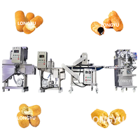 LONGYU Ligne de production de fromage, de riz, de snacks Ligne de production automatique Machine de fabrication de croquettes Kubba, de fromage frit