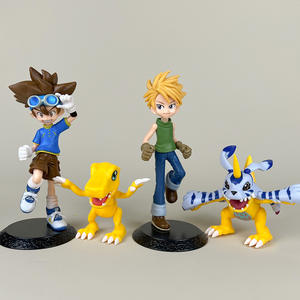 Monstruos digitales PVC juguetes Digimon Mini figura de acción Yagami <span class=keywords><strong>Taichi</strong></span> Agumon Gabumon figura Juguetes Para Fans niños regalo - Product Image 3