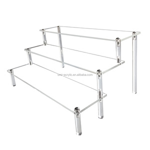 Acrilico Display Riser <span class=keywords><strong>per</strong></span> la Visualizzazione di Gioielli Riser Scaffale Vetrina Lampade <span class=keywords><strong>Per</strong></span> Dessert Cupcake Della Caramella di Figura di Azione - Product Image 5