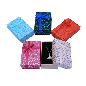 Jewelry Display Gift BoxためRing Pendant Necklace Box