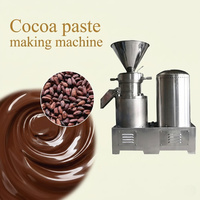 Ligne de production de poudre de cacao commerciale, ligne complète de traitement des fèves de cacao avec machine à peler les fèves de cacao, machine à presser