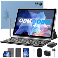 Tablet PC Android OEM 10.1 Inci 16GB 128GB Dual SIM 4G LTE WiFi dengan Keyboard untuk Bisnis dan Pendidikan