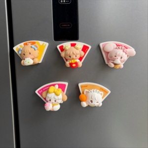 Mikko Stress Relief Blind Box 6 Figurines en <span class=keywords><strong>PVC</strong></span> à toucher doux + Aimant + Secret. Squeeze Fidget Collect Factory Wholesale for Wellness. - Product Image 1