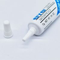 Colle à cils transparente blanche imperméable 7g en tube, usage professionnel pour salons, fournitures pour artistes en cils, logo personnalisé, vente en gros, colle de beauté