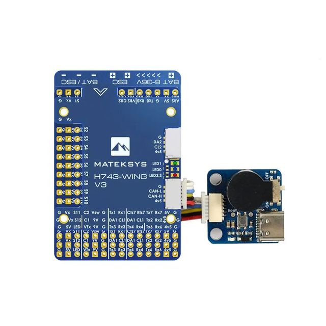 Matek H743-WING V3 STM32H7T6 Dual Camera INAV Flight Controller For RC FPV Airplanes Built-in OSD Support Remote Control