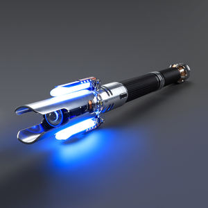 Precious <span class=keywords><strong>Star</strong></span> the <span class=keywords><strong>Wars</strong></span> Cal Kestis Crossguard 34 polices sonores spécial Pogo Pin 1 pouce Xenopixel Lightsaber - Product Image 4