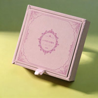 Scatola per Gioielli in Carta Speciale con Coperchio Ribaltabile, Tre Colori Opzionali, Design Minimalista per Anelli, Orecchini e Ciondoli, Personalizzabile con Logo