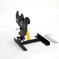 Cible de tir rotative en acier robuste avec conception réglable, pour entraînement tactique extérieur, en forme d'animal, accessoire d'entraînement