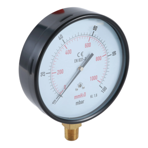 높은 가시성 150mm 압력 압력계-파이프/펌프용 범용, 공장 가격 - Product Image 3