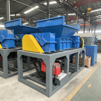 Broyeur de ferraille automatique à prix d'usine, concasseur à double arbre pour le recyclage du fer, de l'aluminium et du cuivre