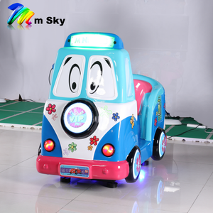 Máquina de Juego Infantil Tipo Minibús de Dos Asientos, de Fibra de Vidrio, para Interiores, Operada con Monedas, con Pantalla LCD de 42 Pulgadas y Certificación CE - Product Image 2