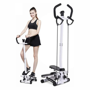 Fitness Steppers Mini Stepper con Monitor LCD Gym Stair Stepper <span class=keywords><strong>Machine</strong></span> Ejercitador con bandas de resistencia y manillar - Product Image 1