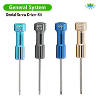 Clé hexagonale pour implant dentaire, tournevis de laboratoire prothétique, kit d'outils de pose d'abutments, instruments mécaniques en acier inoxydable
