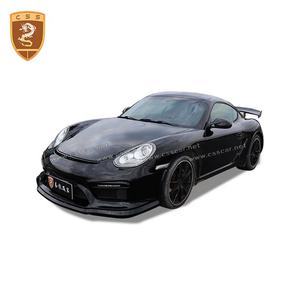 Kit de carrosserie pour <span class=keywords><strong>Porsche</strong></span> Cayman 987.2, pièces de pare-choc avant, diffuseur arrière, en fibre de verre, moins cher du marché, <span class=keywords><strong>GT4</strong></span> - Product Image 2