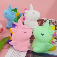 OEM 8*11CM Jouet Squishy Licorne Créative en TPR, Jouet Anti-stress Cheval Ange, Commande en Gros Personnalisée, Vente en Gros Usine