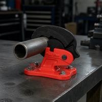 Étau à tuyaux montable robuste en acier pour benne de camion et atelier