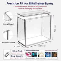 Boîte de présentation magnétique en acrylique épais de qualité supérieure (4-8 mm) pour cartes à collectionner, cartes gradées et cartes de taille personnalisée – Idéale pour les collections ETB