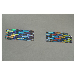 Papel Adhesivo Holográfico de Primera Calidad, Color Plateado, Corte Recto, para Logotipos Personalizados en 3D - Product Image 2