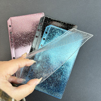 Nuevas Fundas Transparentes de PVC con Doble Bolsillo, 6 Orificios, Apertura Lateral sin Cierre, Sobres para Presupuesto A7, Bolsas Impermeables para Archivar Documentos