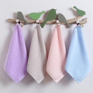 <strong>Super</strong> <strong>Soft</strong> Organic Cotton <strong>Facial</strong> <strong>Towel</strong> 25*25cm Custom Logo Terry Cloth <strong>Towels</strong> for Face Cleaning - Product Image 2