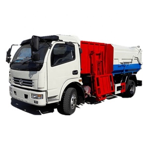 유압 시스템 사이드 리프팅 컨테이너 폐기물 생활 쓰레기 적재 트럭 5000 리터 쓰레기 빈 - Product Image 2