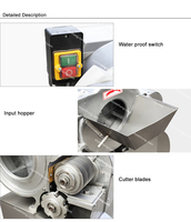 Automatische Wortel Dicer Machine Ui Kubus Snijmachine Groente Fruit Dicing Machine