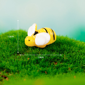 Mini 3D Flatback abeille charme embellissements animaux miniatures résine <span class=keywords><strong>abeilles</strong></span> artisanat pour thème fête décor Art bricolage artisanat décoration - Product Image 6