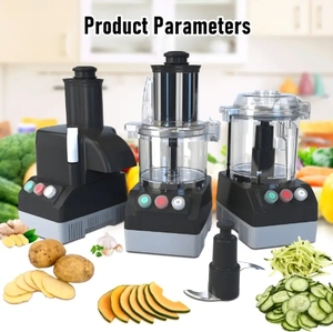 Combinaison de type mini robot culinaire et coupe-bol usage domestique coupe-fruits électrique trancheuse à salade coupe-légumes coupe-salades - Product Image 3