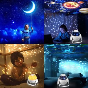 Veilleuse led lampe enfants projecteur lumière mignon galaxie lampe étoilée espace nuit Photo lumière coucher apprentissage jouets amusants - Product Image 6