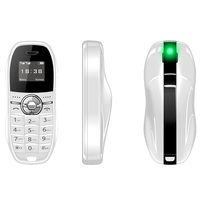 Teléfono Móvil Pequeño de Lujo X18, Marcador BT, Mini Llavero de Coche de 0.66'', Baja Radiación, GSM Desbloqueado, Doble SIM, Vibración, Teléfono Celular para Estudiantes