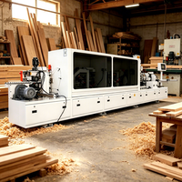 Machine de chantournage automatique de haute précision pour placages de bois véritable et chantsournage PVC