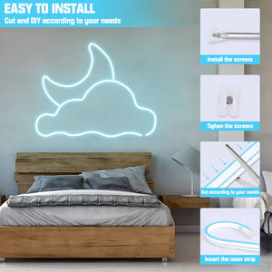 Venta Directa de Fábrica, Tiras de Luces LED de Neón de Alto Voltaje al por Mayor, 110V 220V 50M/Rollo, Luces LED RGB Flexibles de Neón - Product Image 4