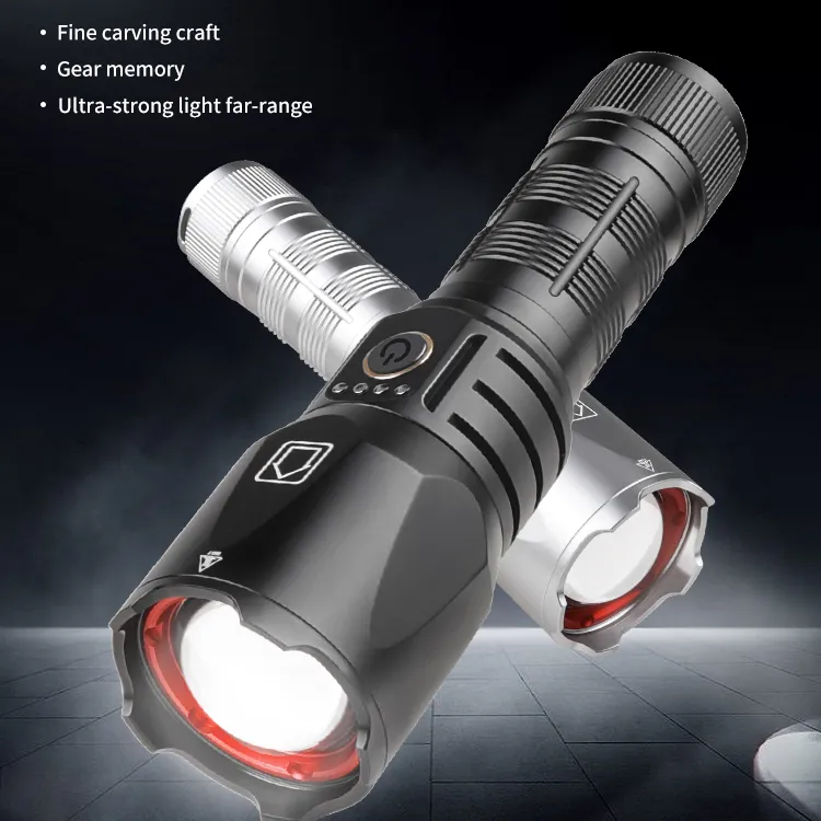 1500m 2000lms 30w Powerful Led Flashlight XHP160 High Power Torch light Rechargeable Tactical flashlight 26650 Usb Camping Lamp