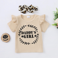 Vêtements pour bébé fille, chemise à manches courtes à volants, ensemble Short, tenue d'été mignonne pour bébé fille de 12 à 18 mois