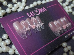 <span class=keywords><strong>Ongles</strong></span> artificiels en ABS, 10 pièces, faits à la main, motif cœur rose Chakra, cristal étincelant, pour la guérison, à presser - Product Image 4