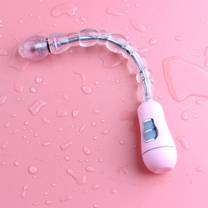 ลูกปัดสั่นแบบเสียบก้น ชาร์จด้วย USB 12 ระดับความถี่การสั่นสะเทือน สำหรับกระตุ้นทวารหนัก ปลั๊กเสียบก้นแบบยาว - Product Image 3