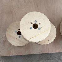 Bobine en bois contreplaqué robuste vide pour câble électrique, tambour de bobinage et de stockage, bobine de transport de câble industriel