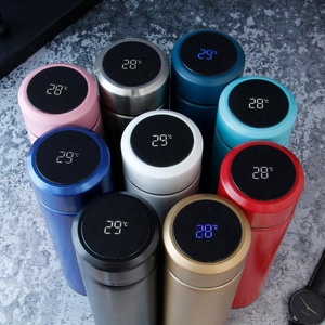 Termo de Acero Inoxidable, Botella de Agua Inteligente con Doble Pared y Aislamiento al Vacío, Pantalla LED de Temperatura - Product Image 6